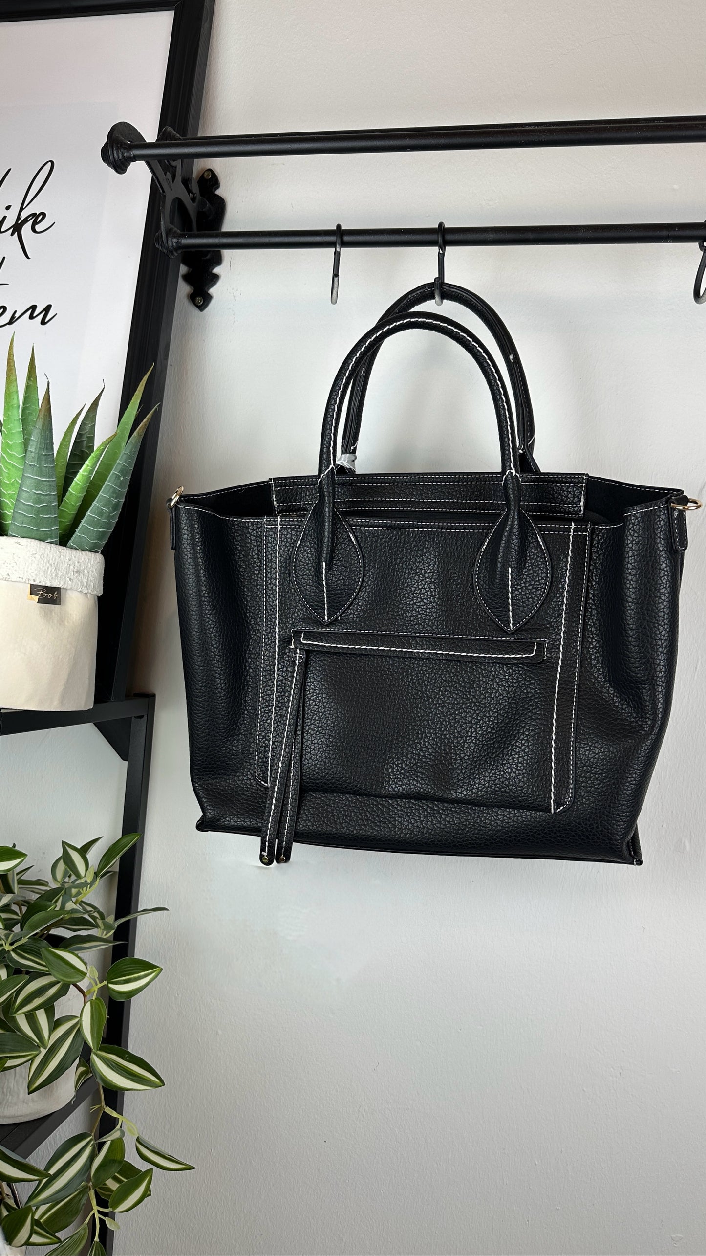 Shoppertasche schwarz