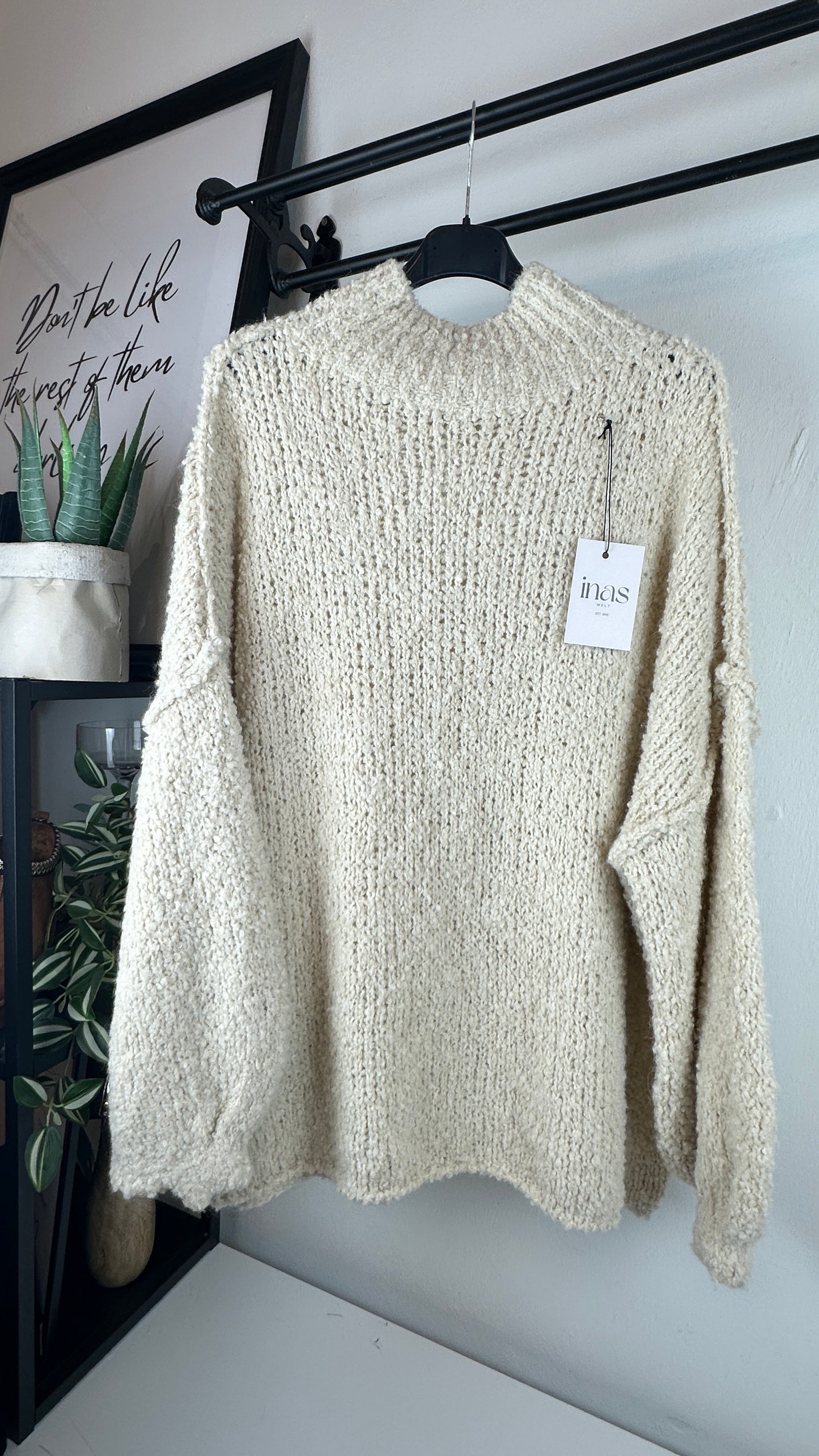 Oversize Boucle Pullover