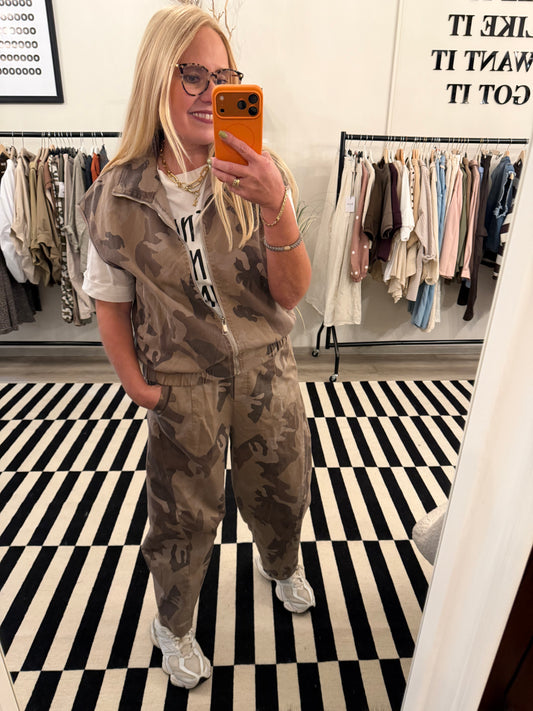 MARTA DU CHATEAU Camouflage Barreljogger