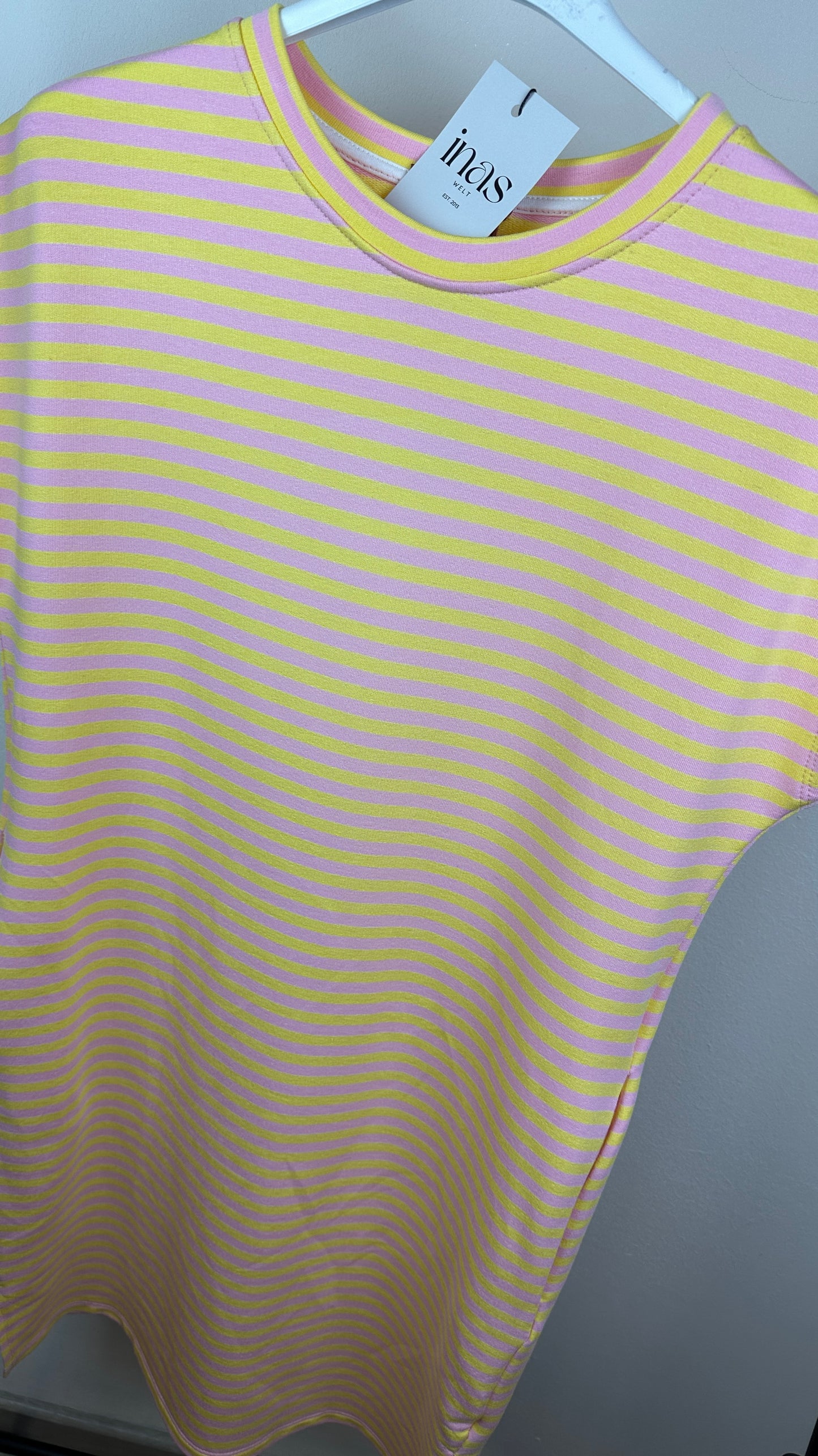 Sweatshirtkleid geringelt