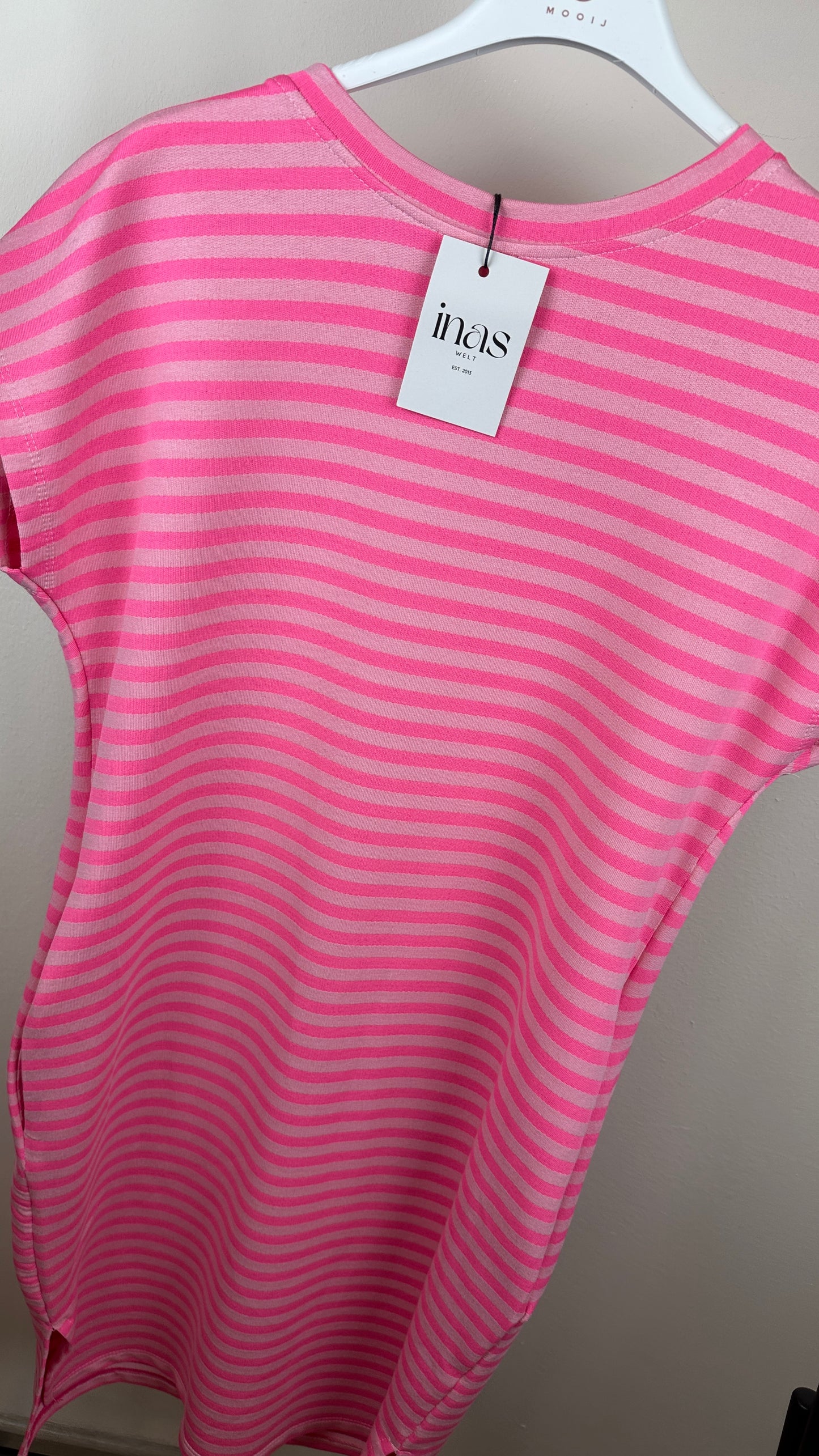 Sweatshirtkleid geringelt