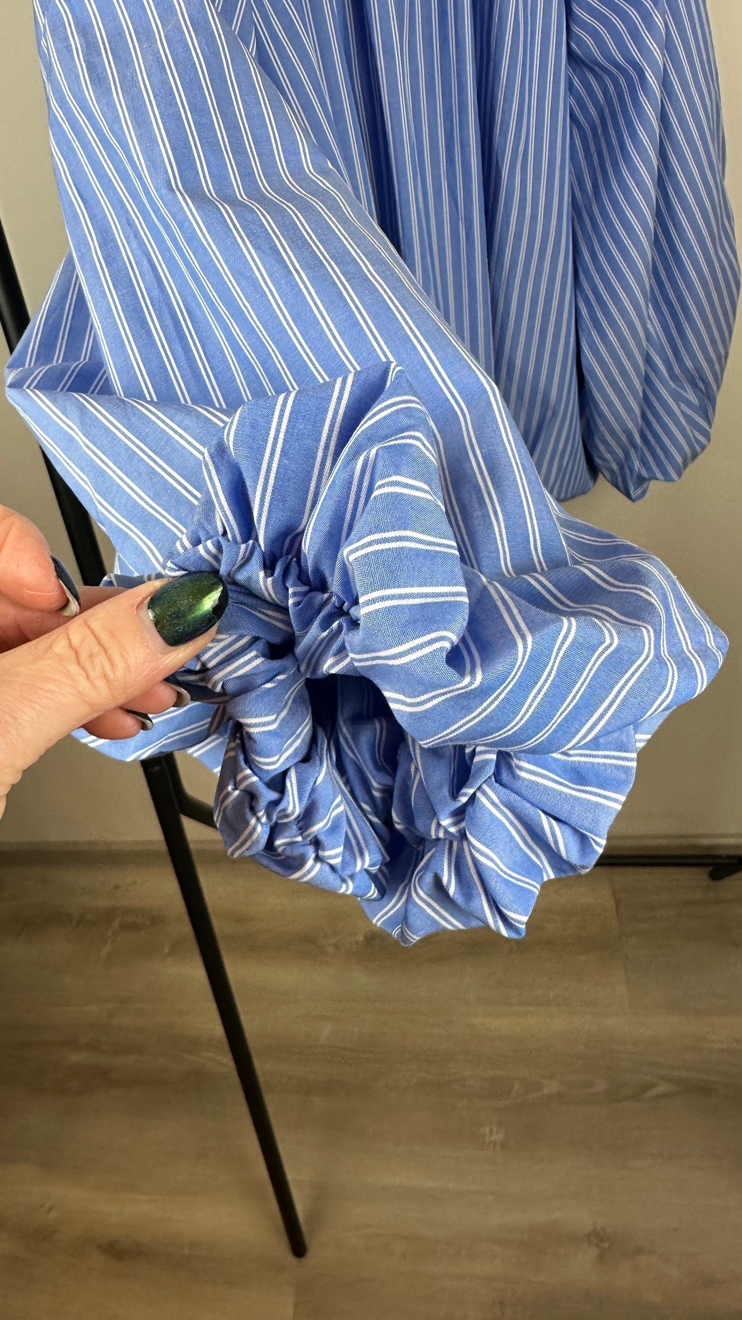 Ballonbluse in drei Farben