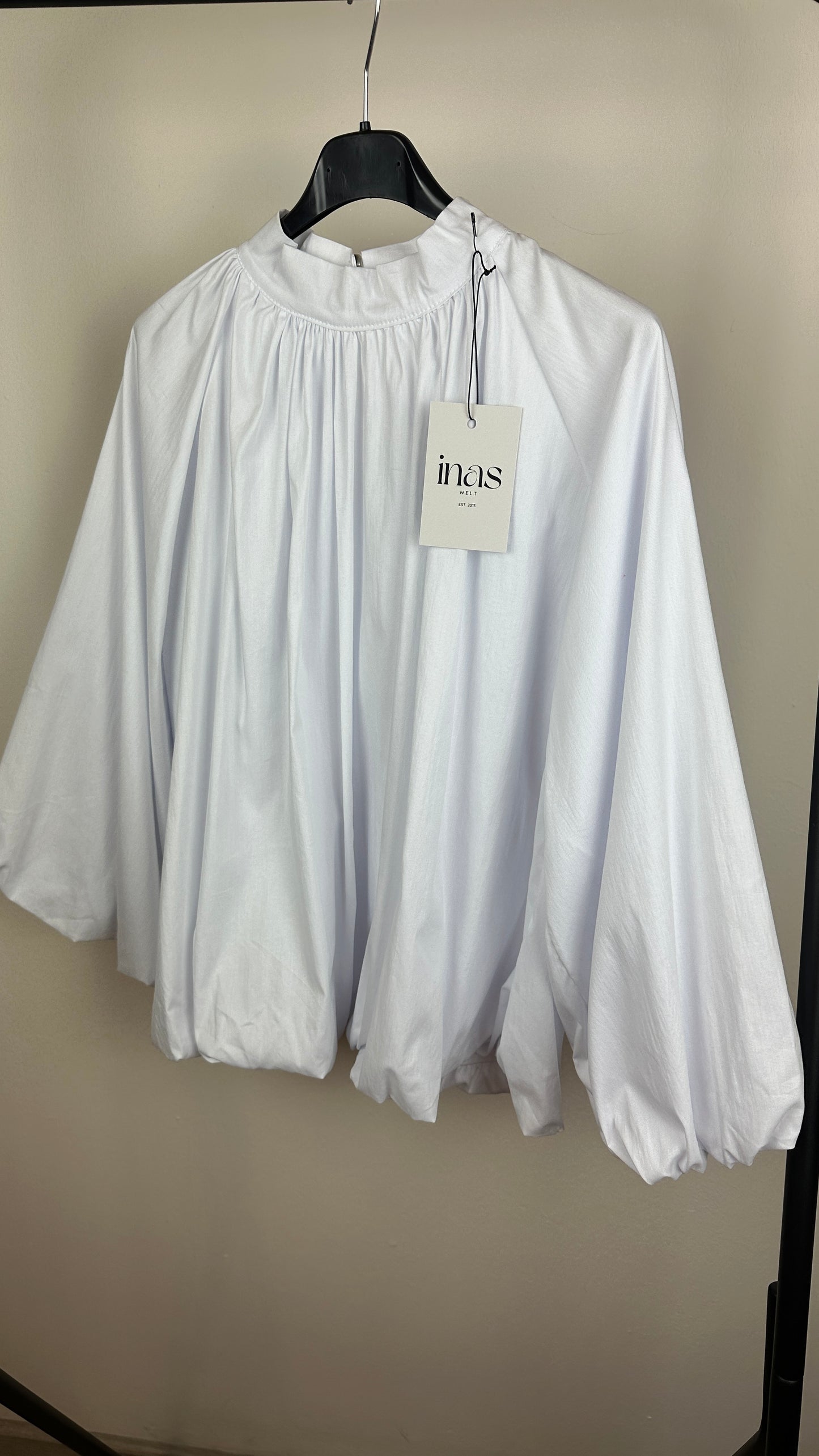 Ballonbluse in drei Farben