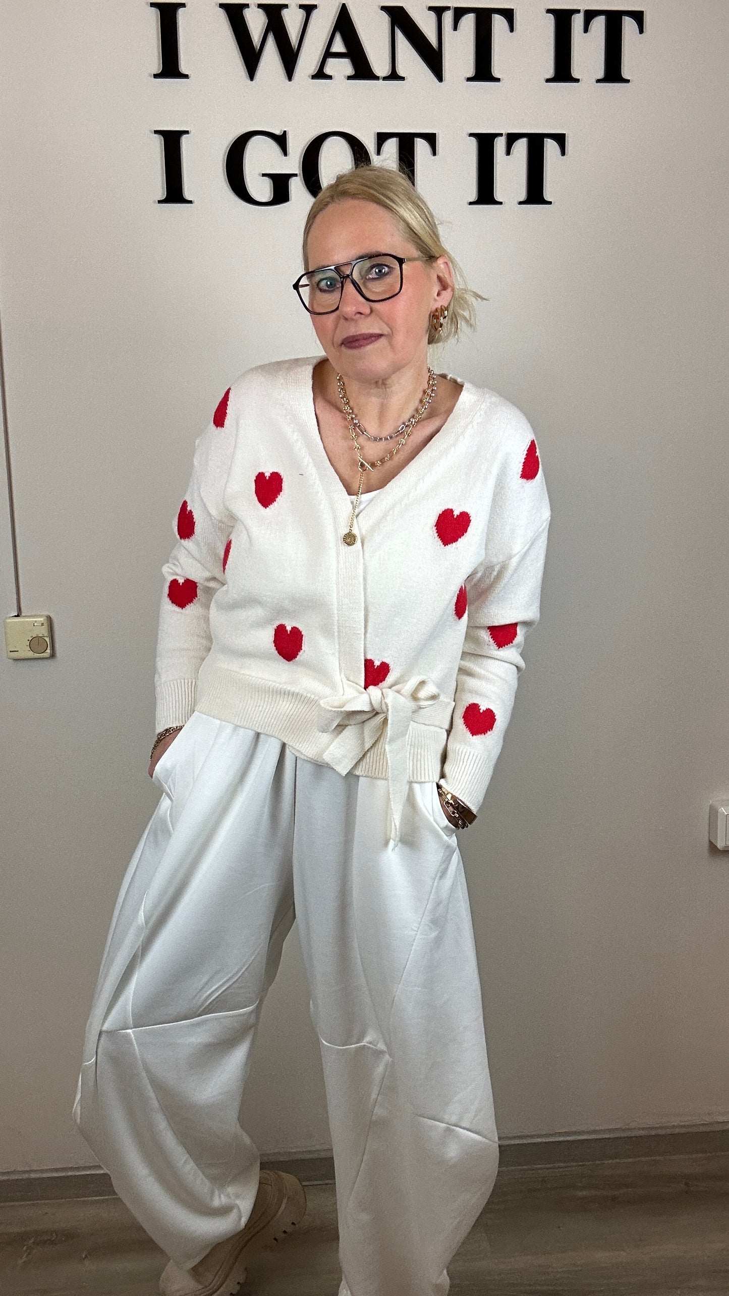 Wickelcardigan Heart