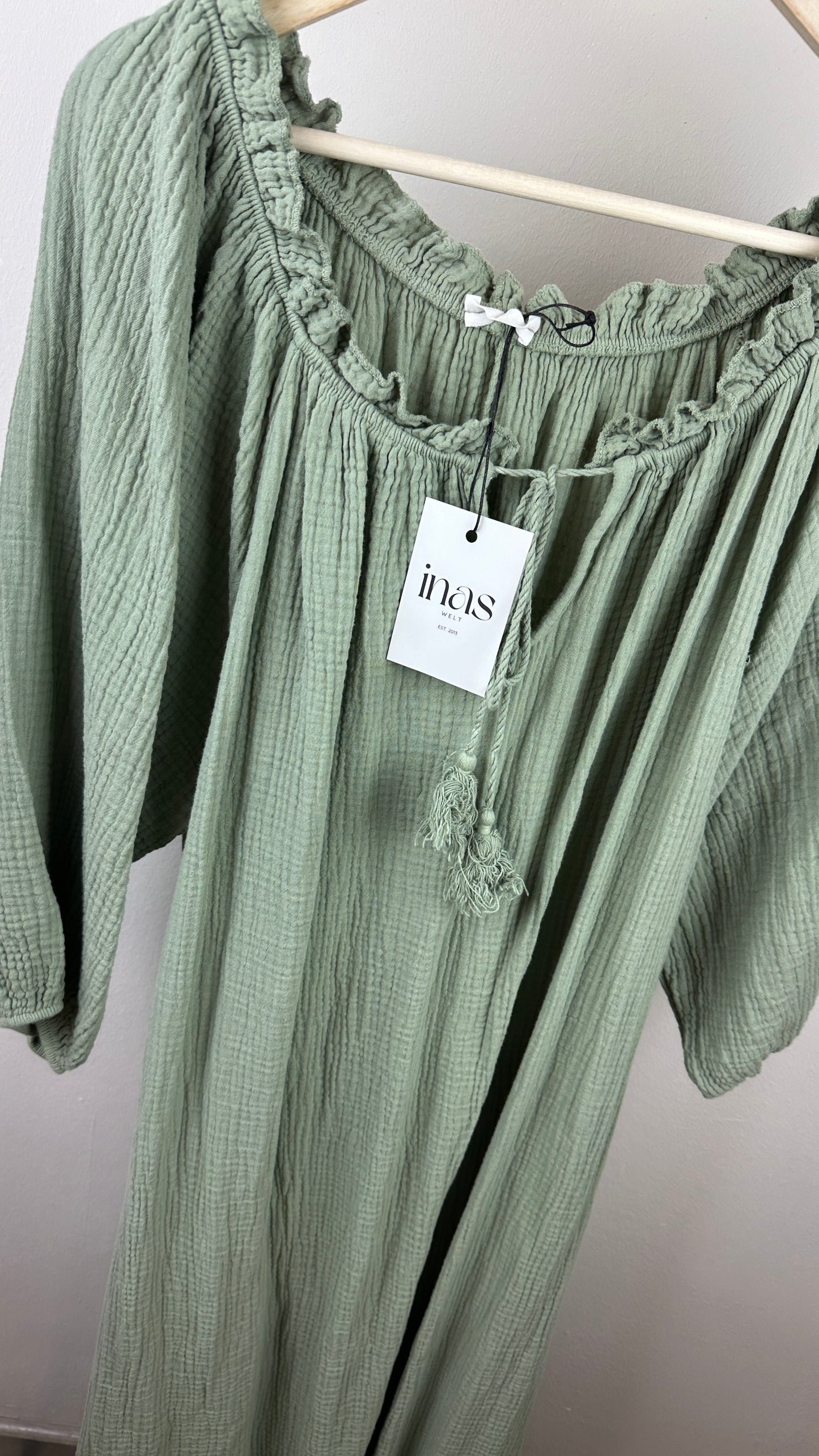 Musselin Maxikleid