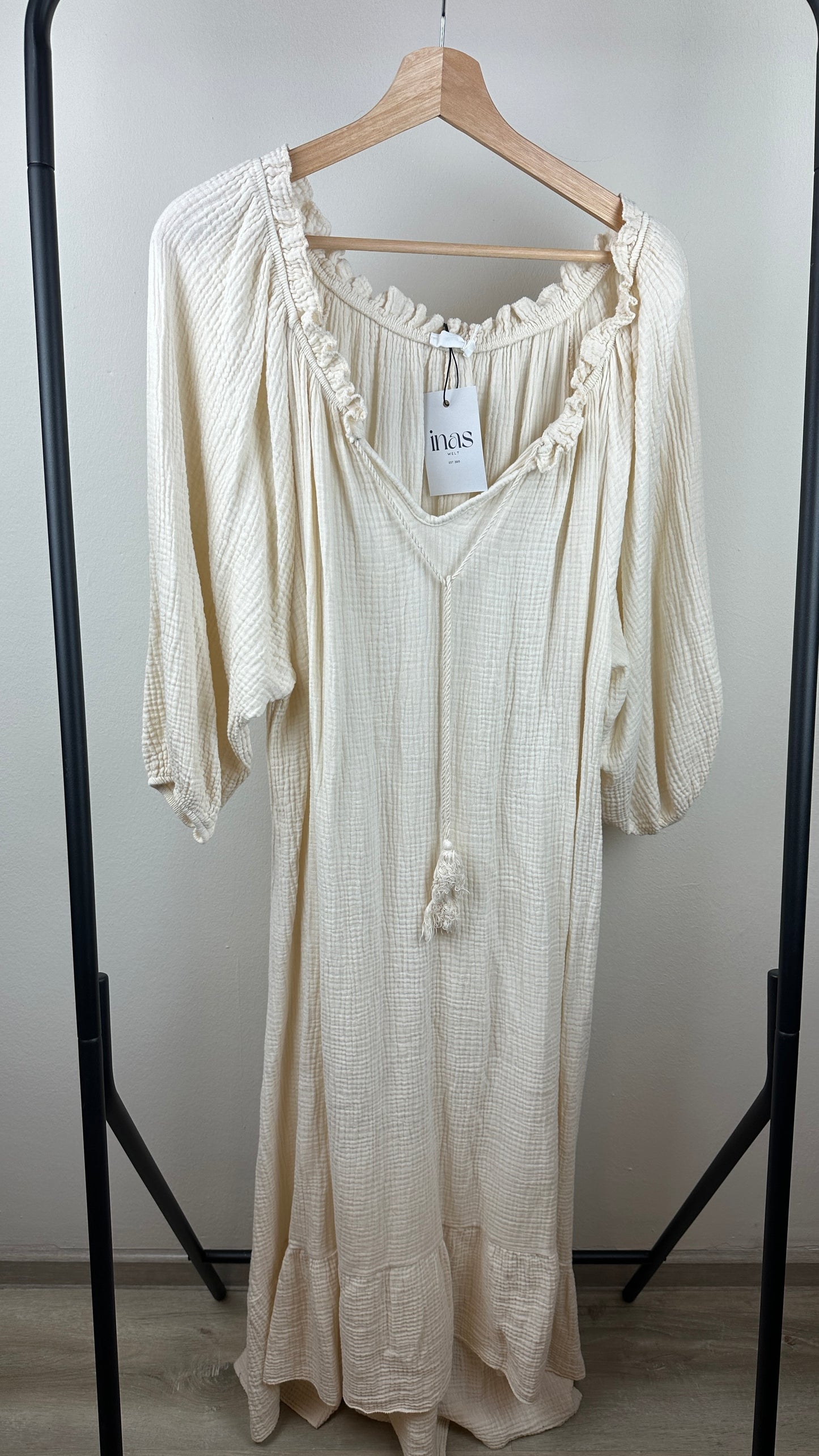 Musselin Maxikleid