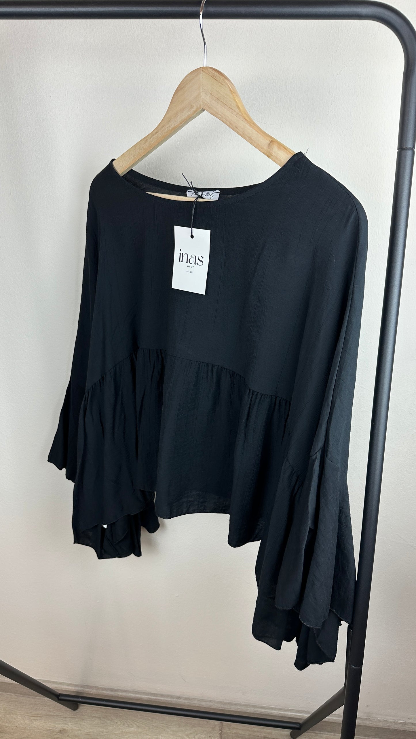 Kurze Volantbluse Sandy