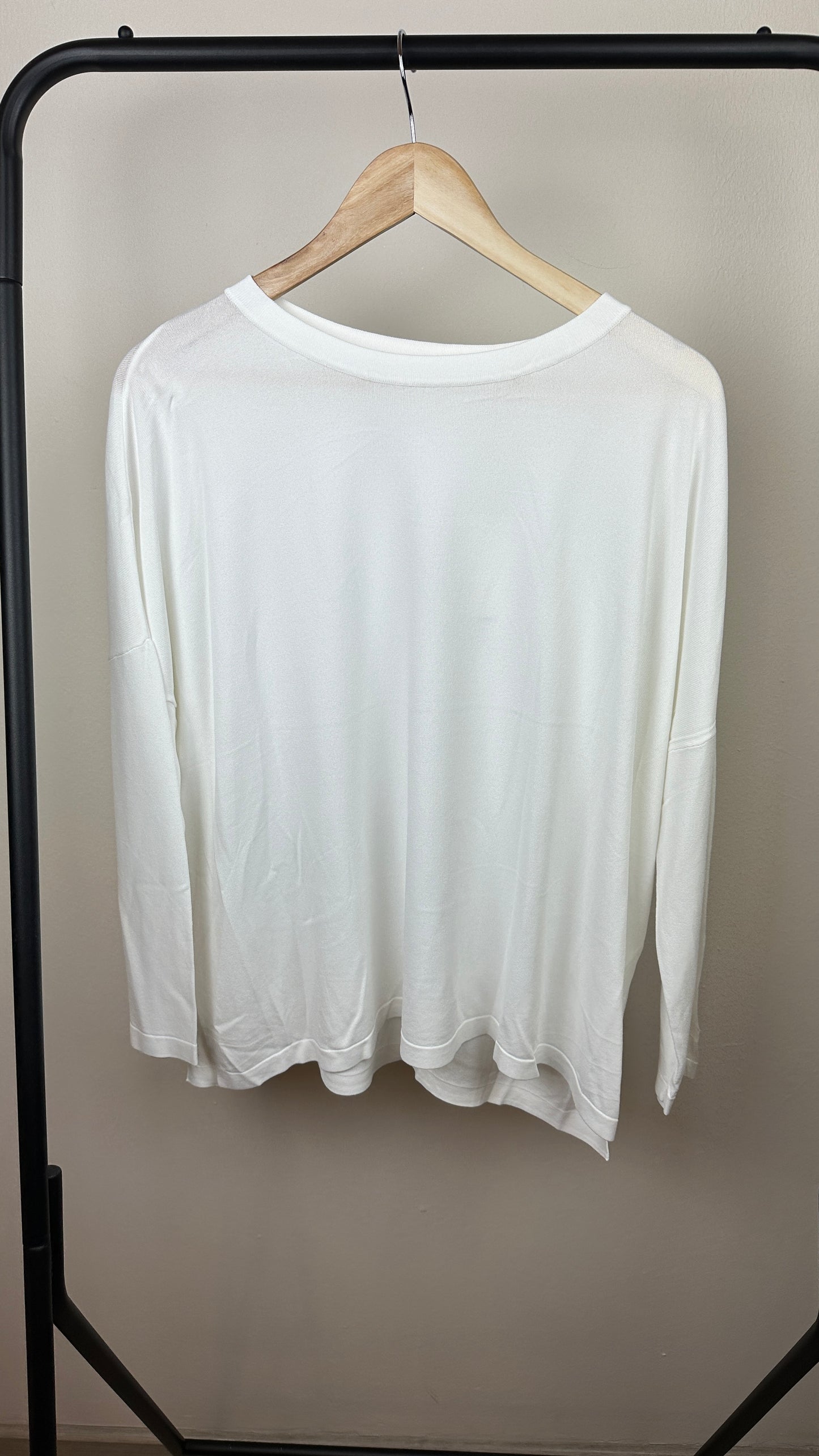 Feinstrickshirt weiss