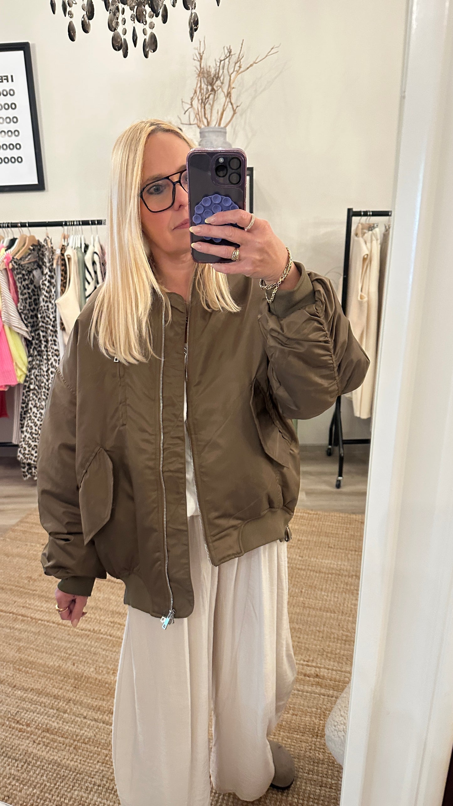 Bomberjacke Autumn Brown