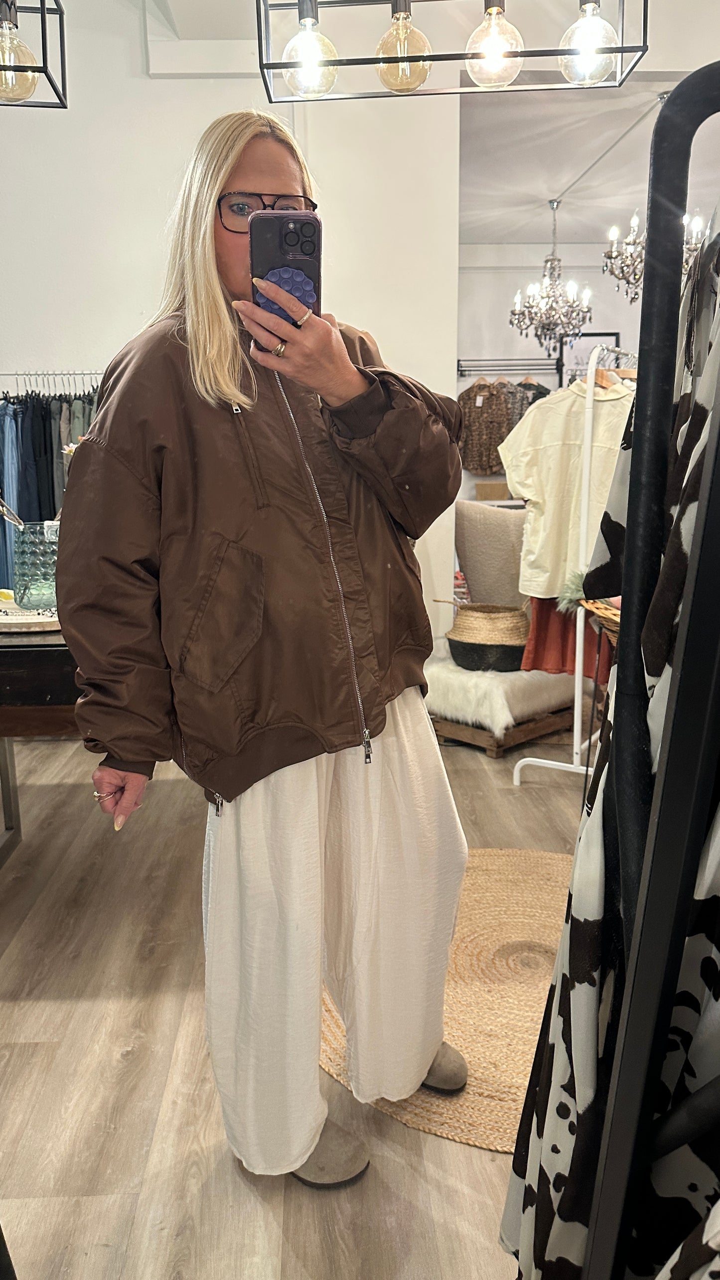 Bomberjacke Autumn Brown