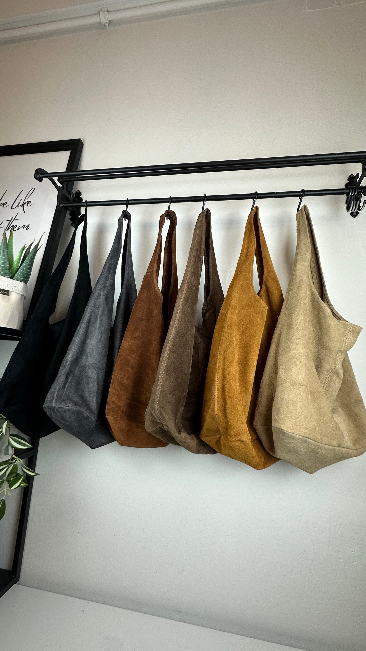 Wildleder Beuteltasche