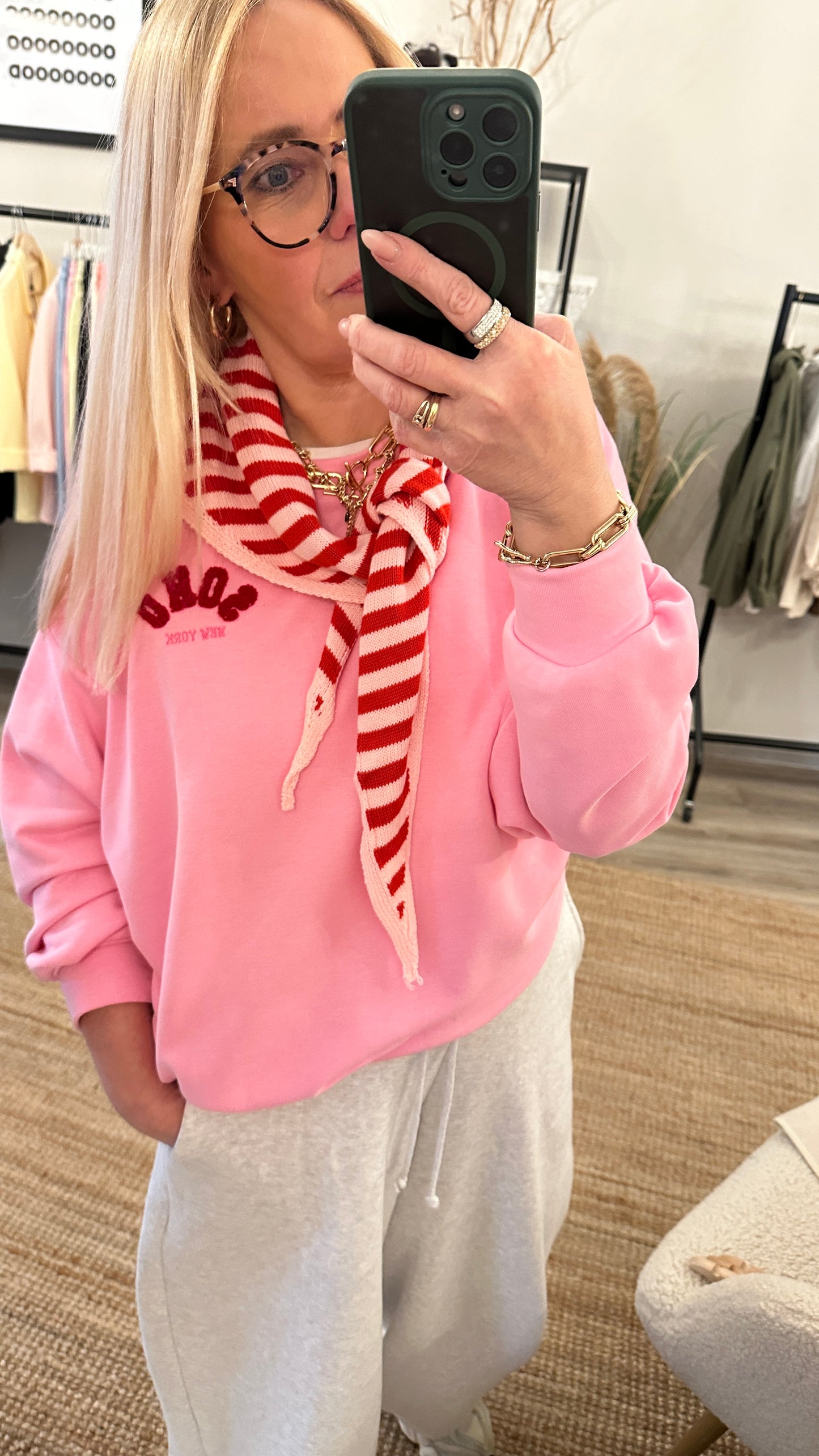 Dreieckstuch gestreift