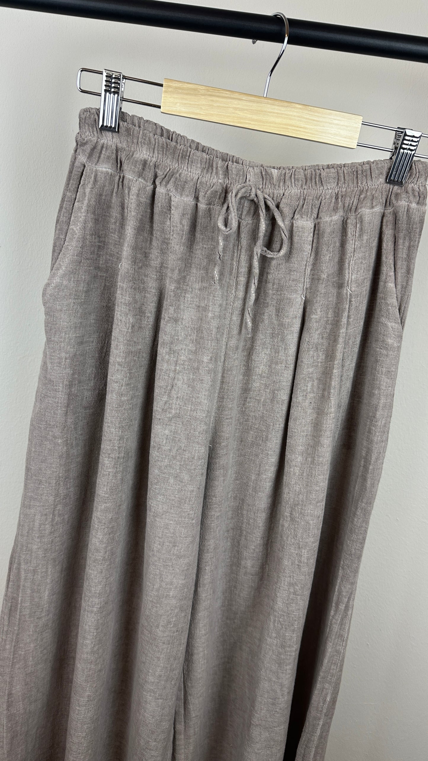 Leinenhose faded color