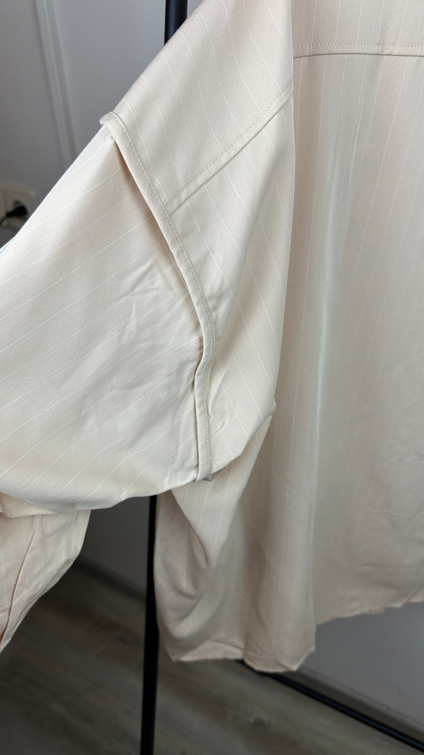 Hemdbluse mit Nadelstreifen