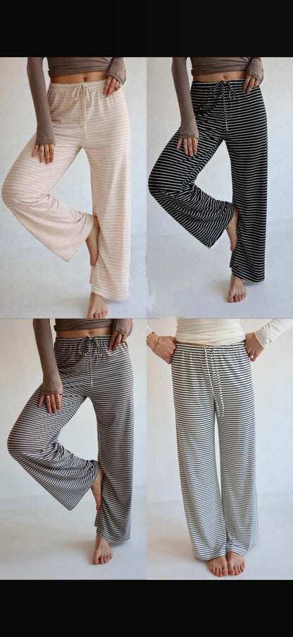 Schlupfhose geringelt