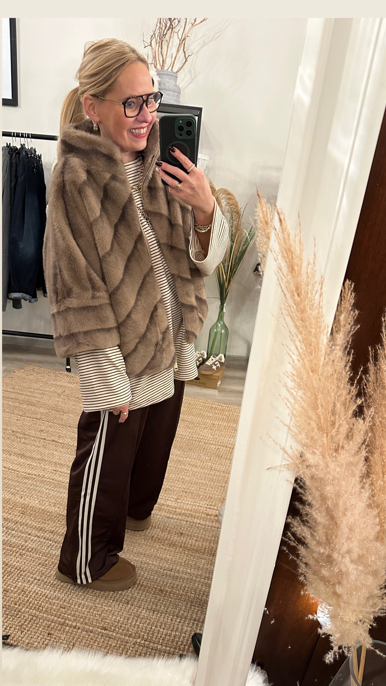 Fakefur Jacke  Maya