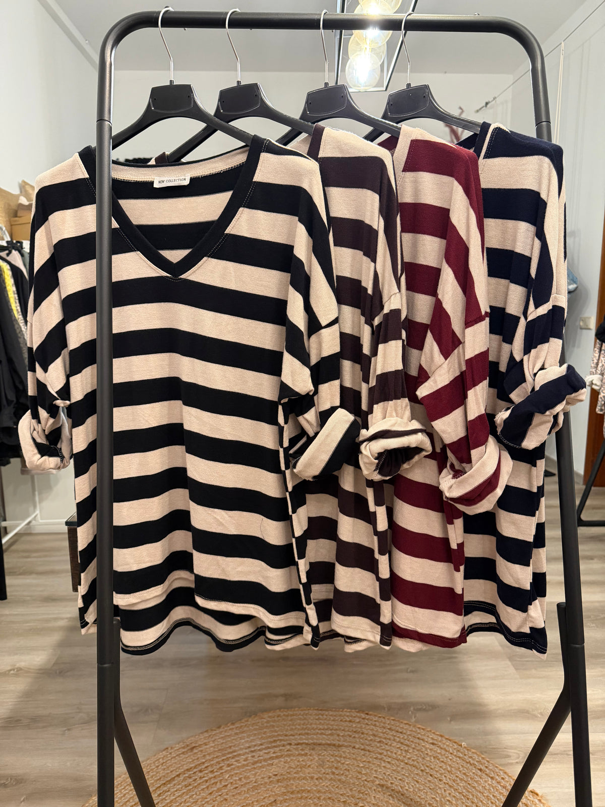 Blockstreifen Longshirt supersoft
