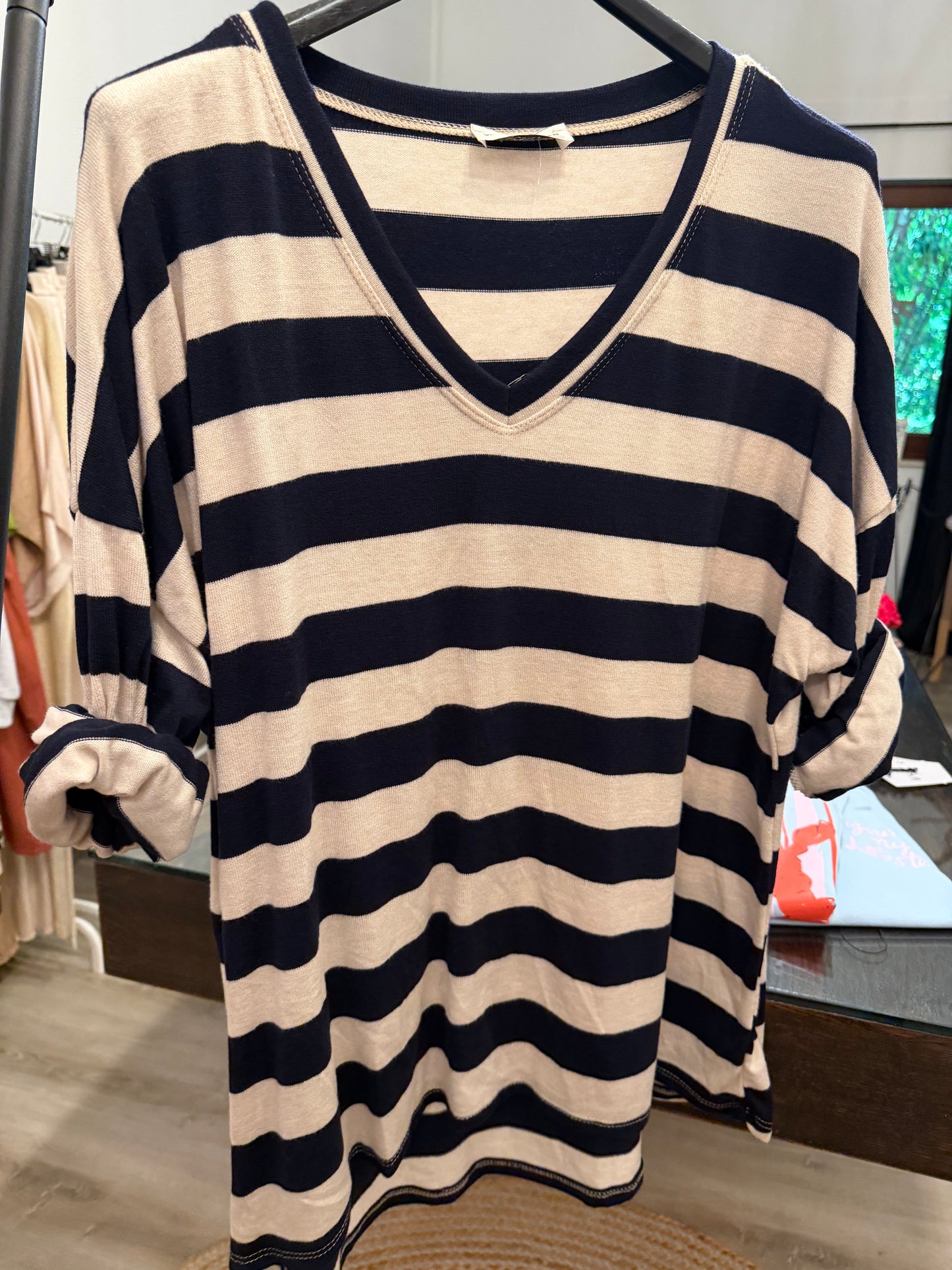 Blockstreifen Longshirt supersoft