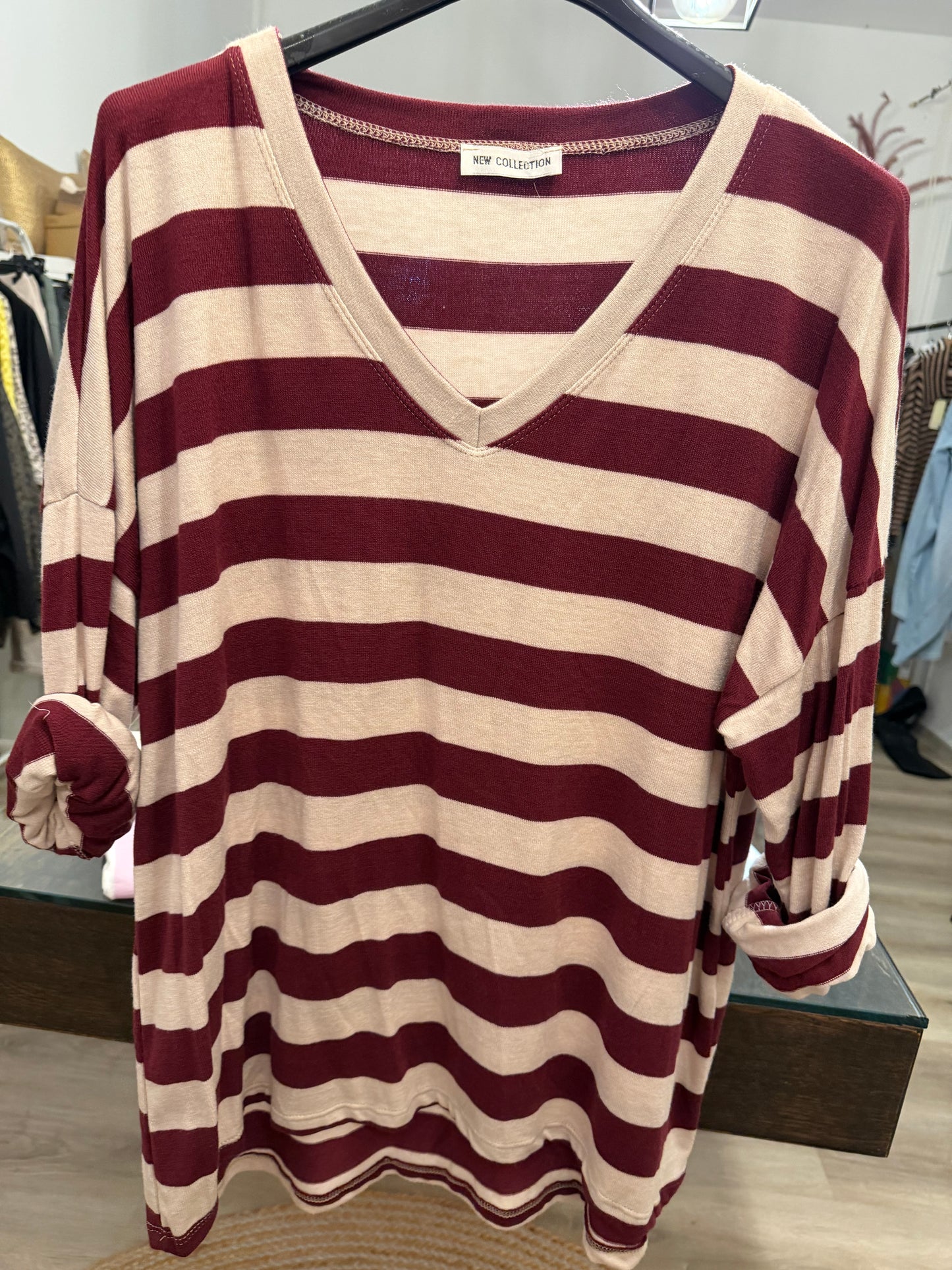 Blockstreifen Longshirt supersoft
