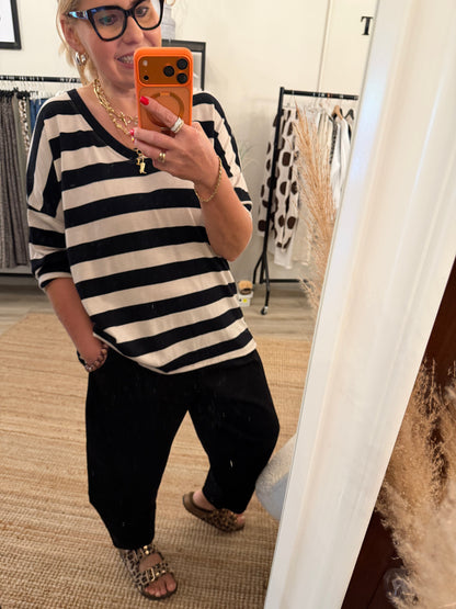 Blockstreifen Longshirt supersoft