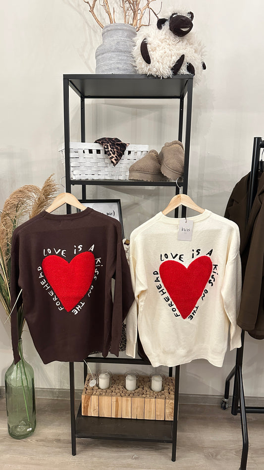 Love is a kiss Pullover