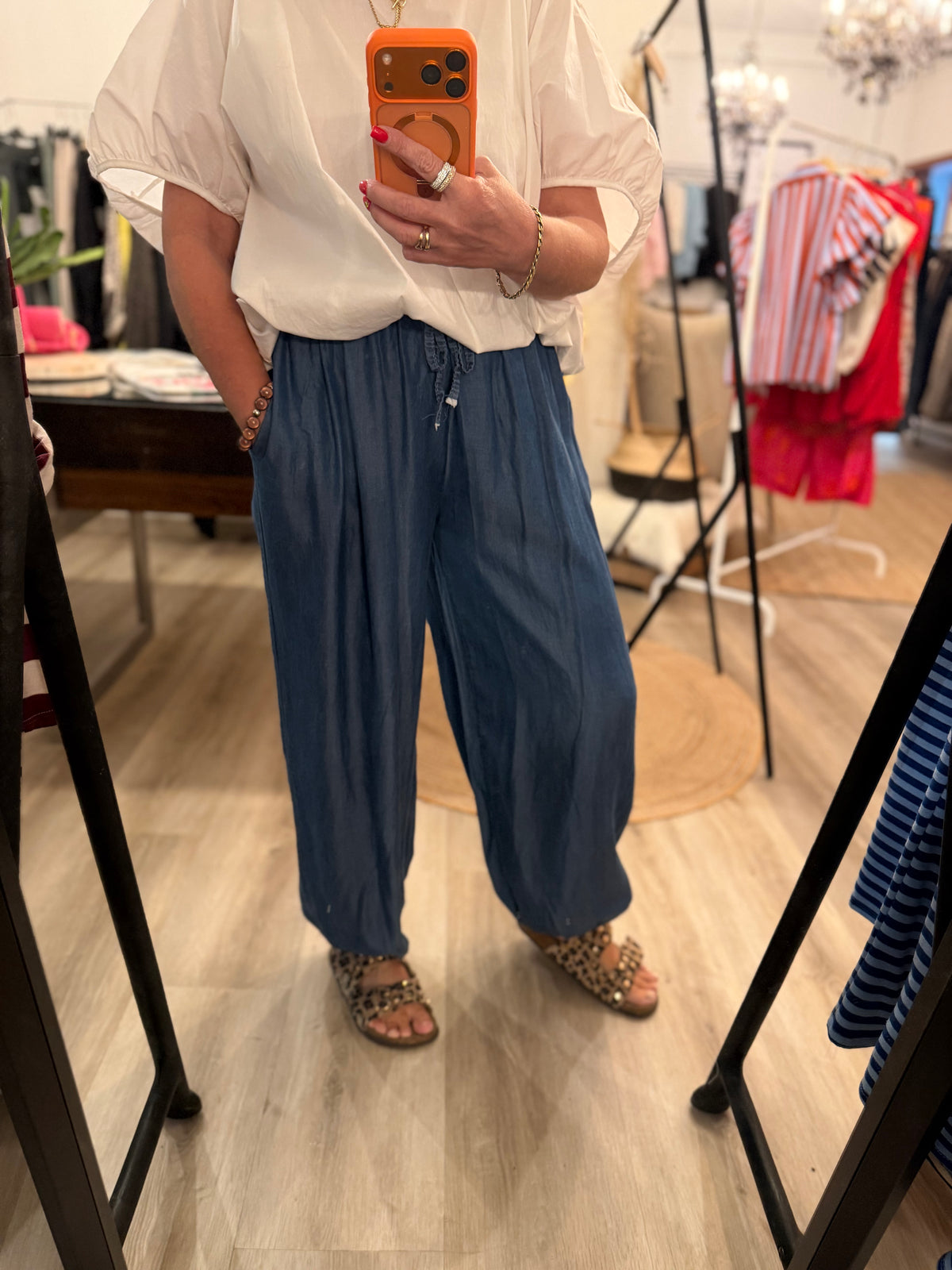 Jeans Pumphose  Lyocell