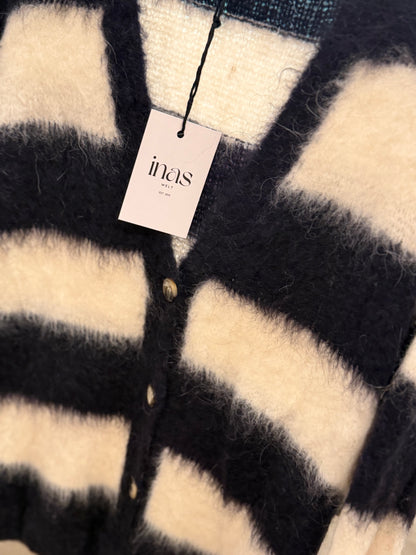 Kid Mohair  Blockstreifen Cardigan