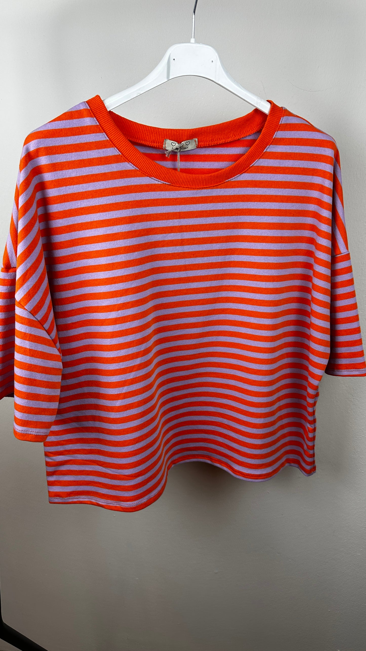 Stripy Sweater Kurzarm