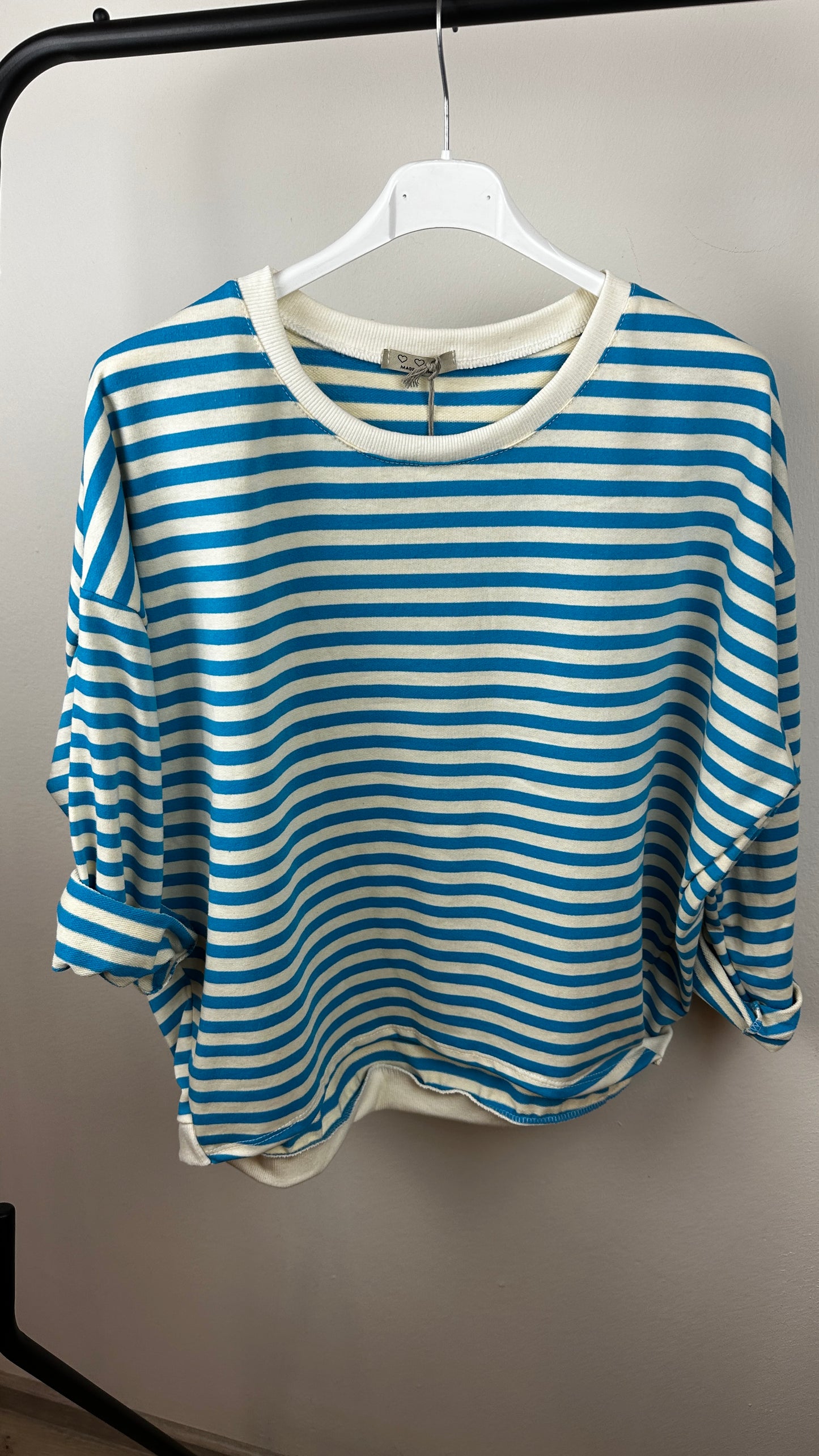 Stripy Sweater Langarm