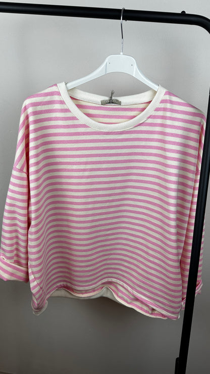 Stripy Sweater Langarm