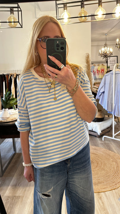 Stripy Sweater Langarm