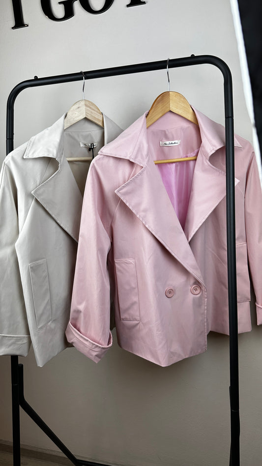 Kurze Trench Jacke