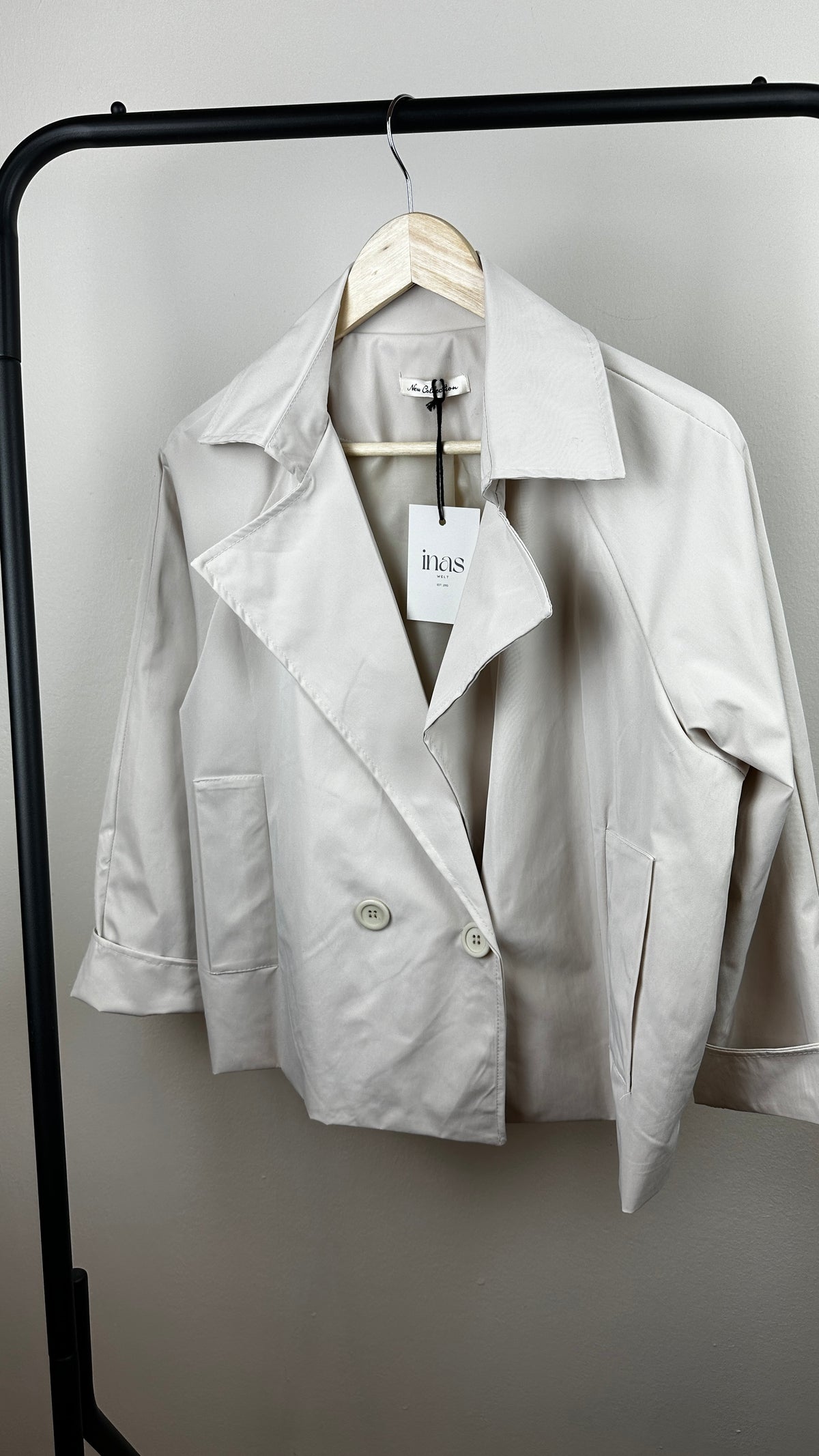 Kurze Trench Jacke