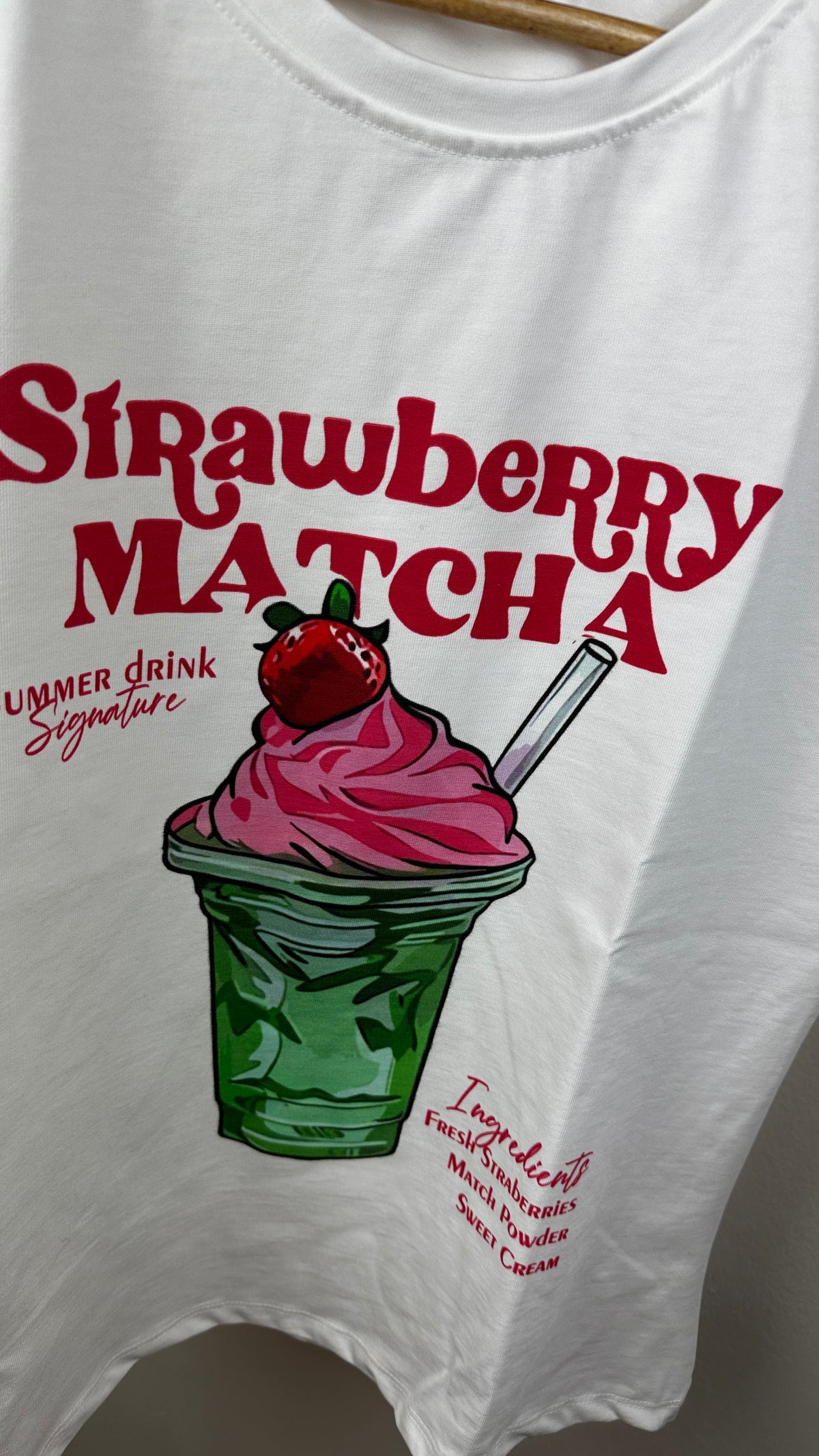 T-Shirt Strawberry Matcha