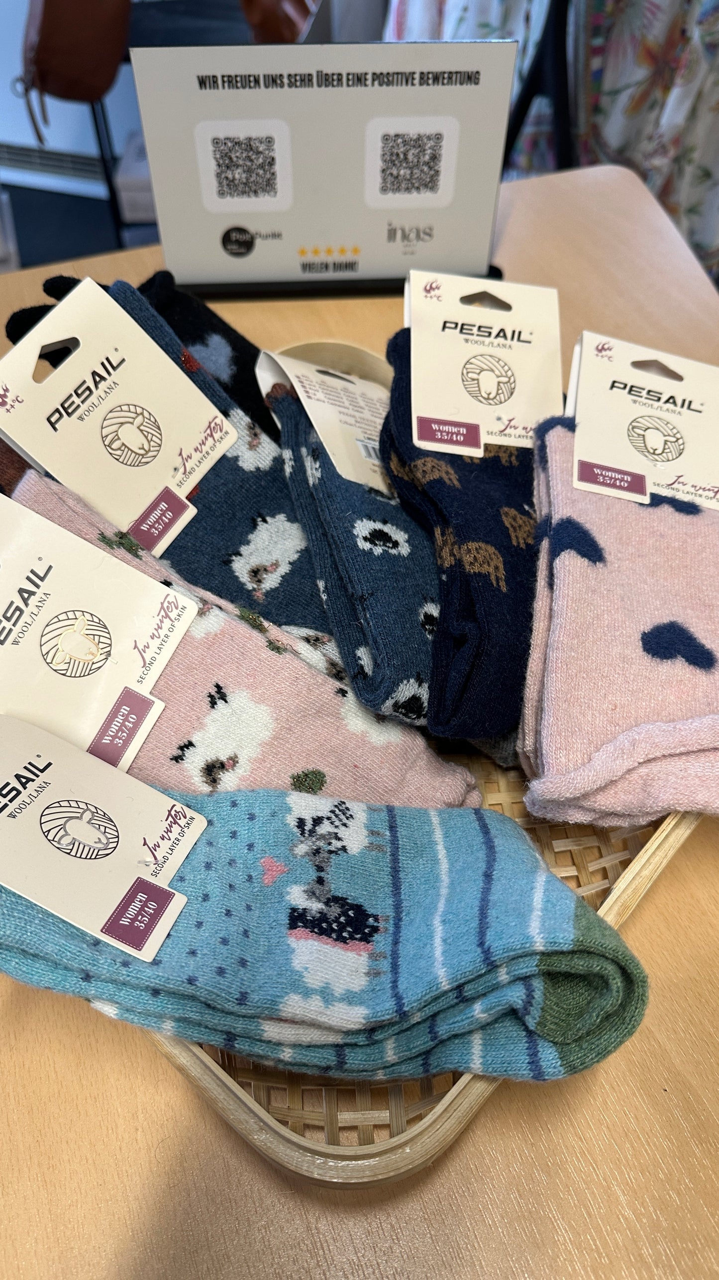 Kaschmir Wollsocken