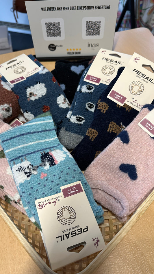 Kaschmir Wollsocken