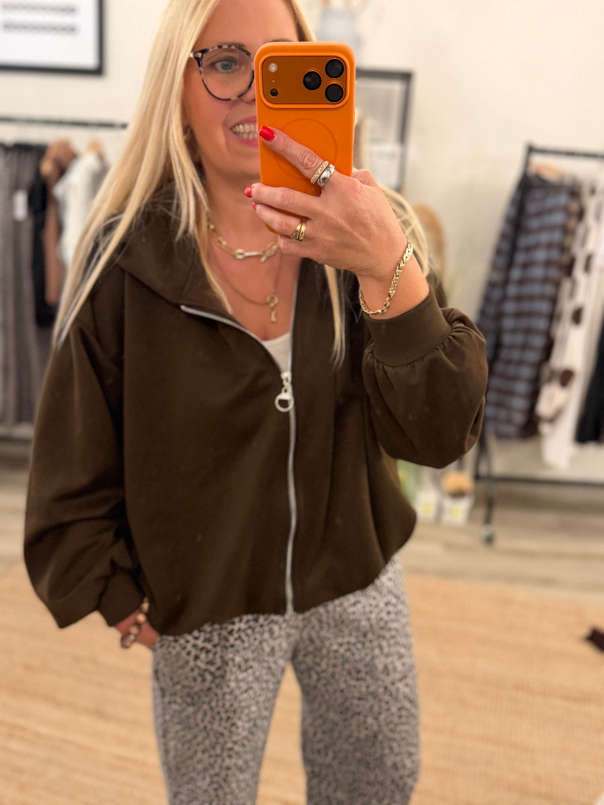 Hoodie Jacke Scuba