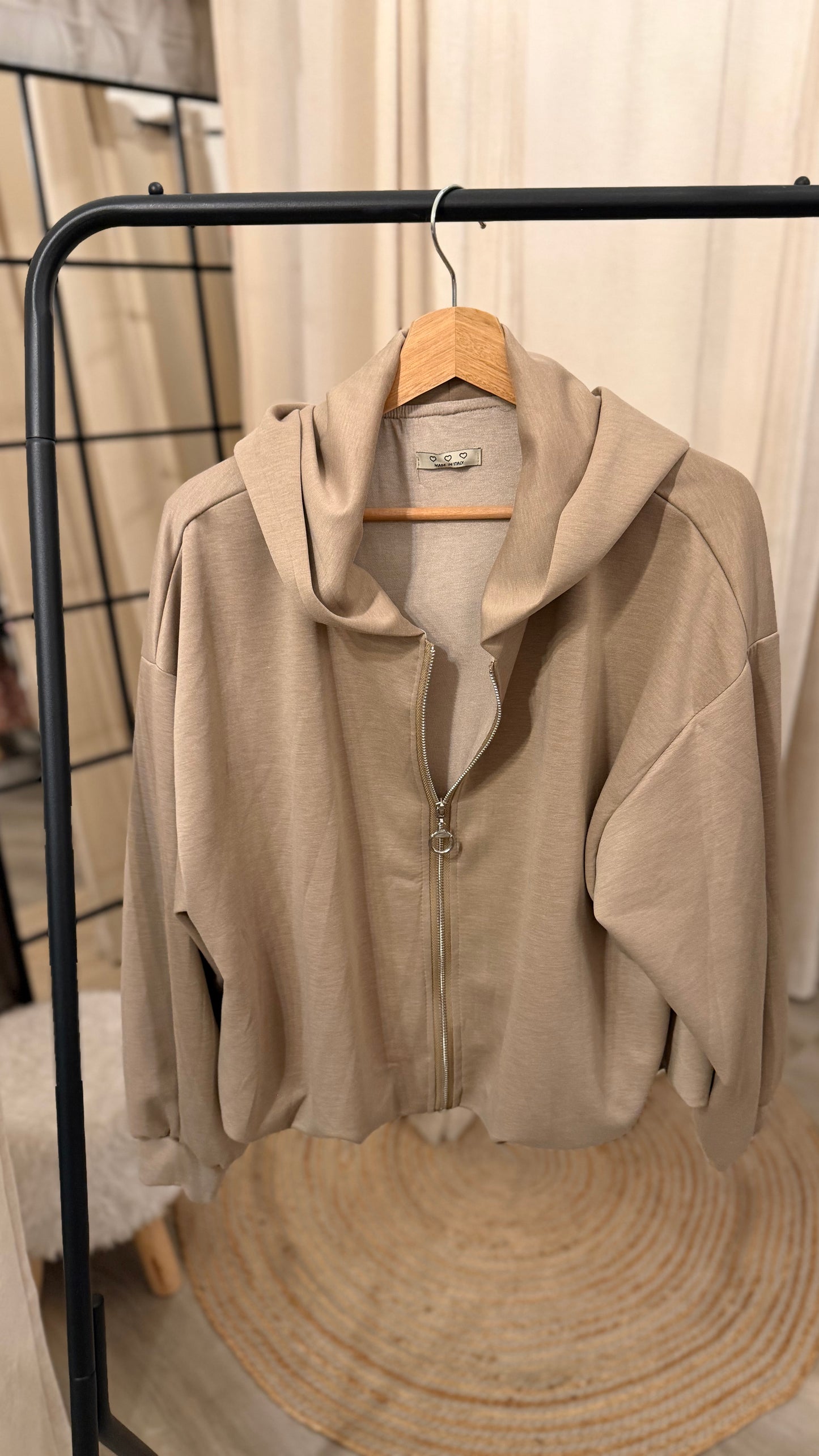 Hoodie Jacke Scuba