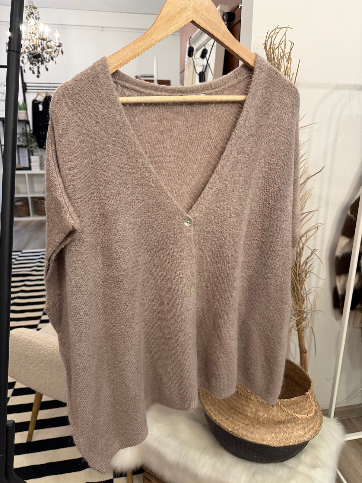 Alpaca Weste oversize