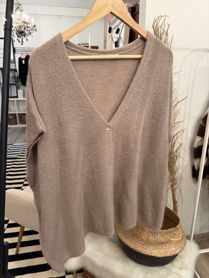 Alpaca Weste oversize