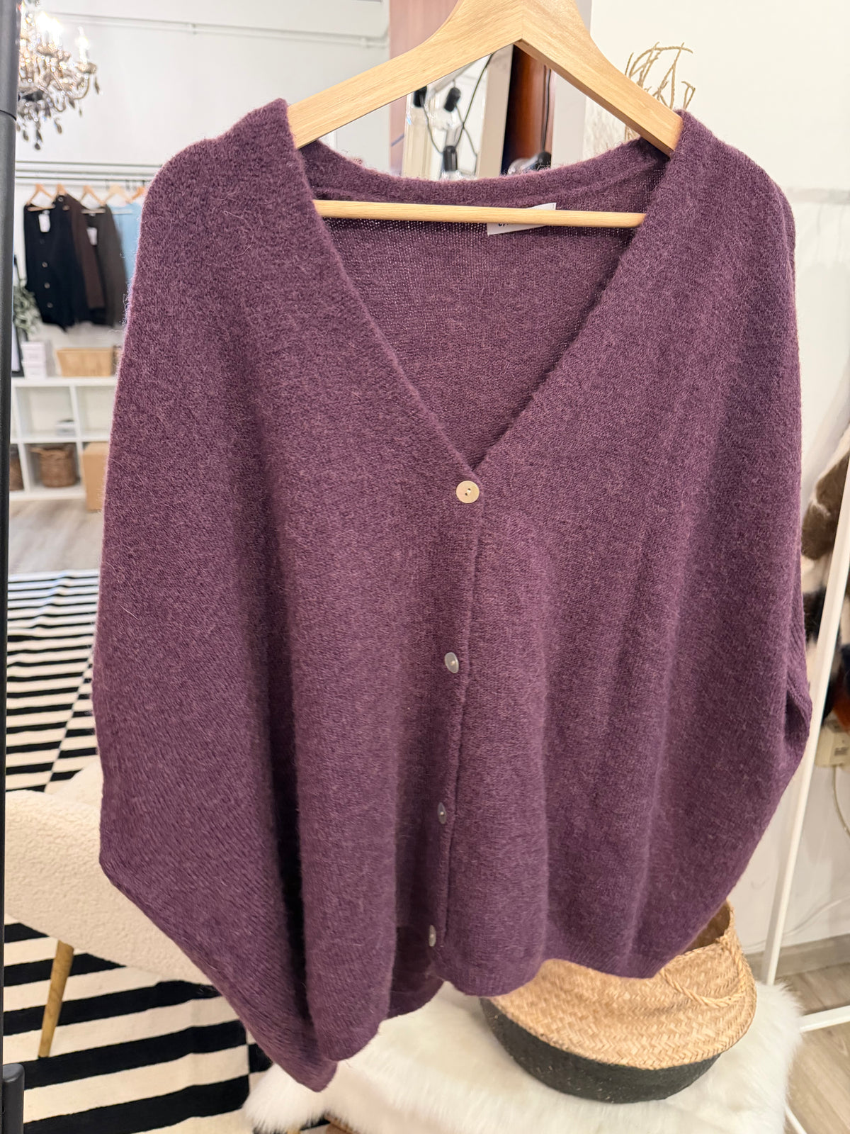 Alpaca Weste oversize