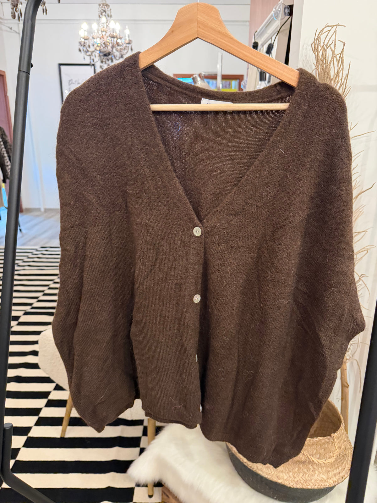 Alpaca Weste oversize