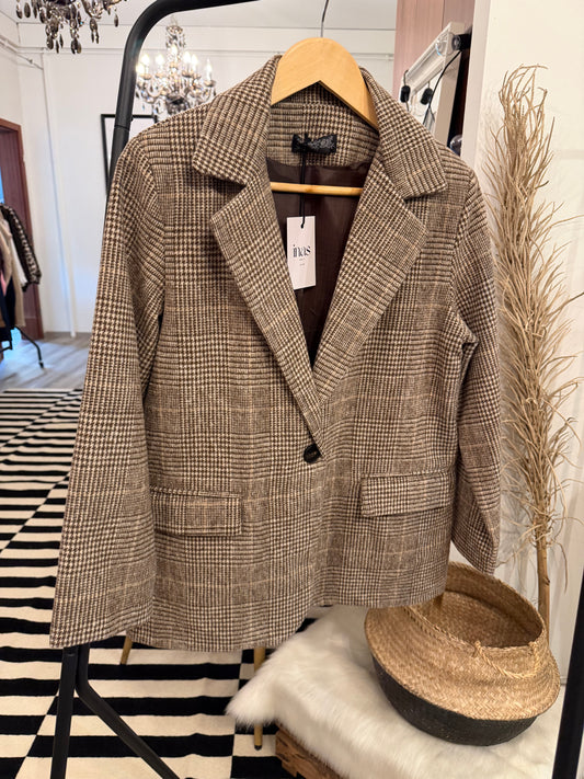Tweed Blazer kariert