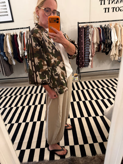 Camouflage Blousonjacke