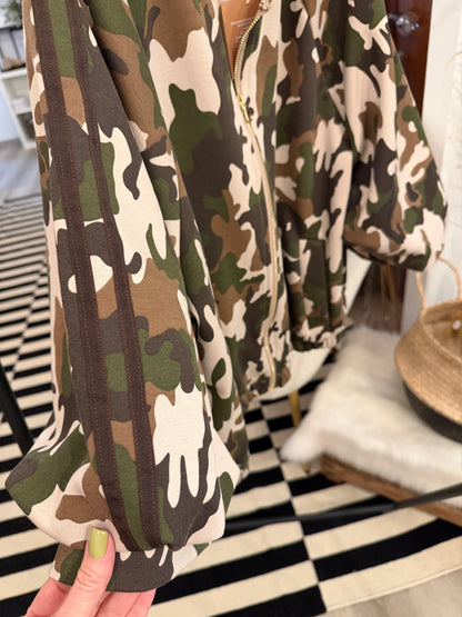 Camouflage Blousonjacke