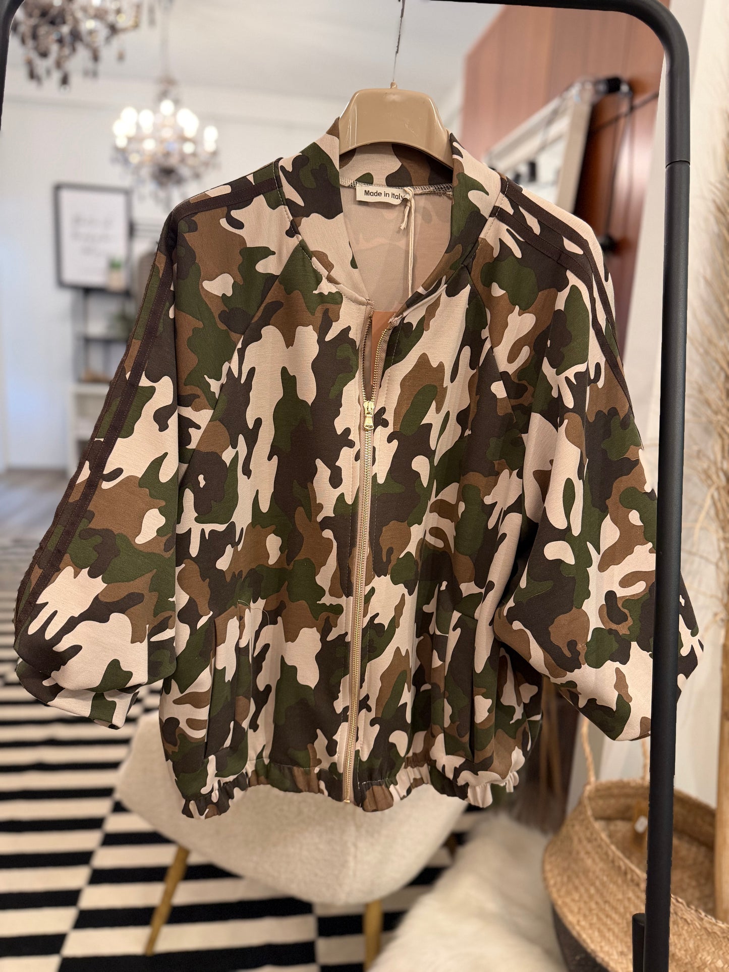 Camouflage Blousonjacke