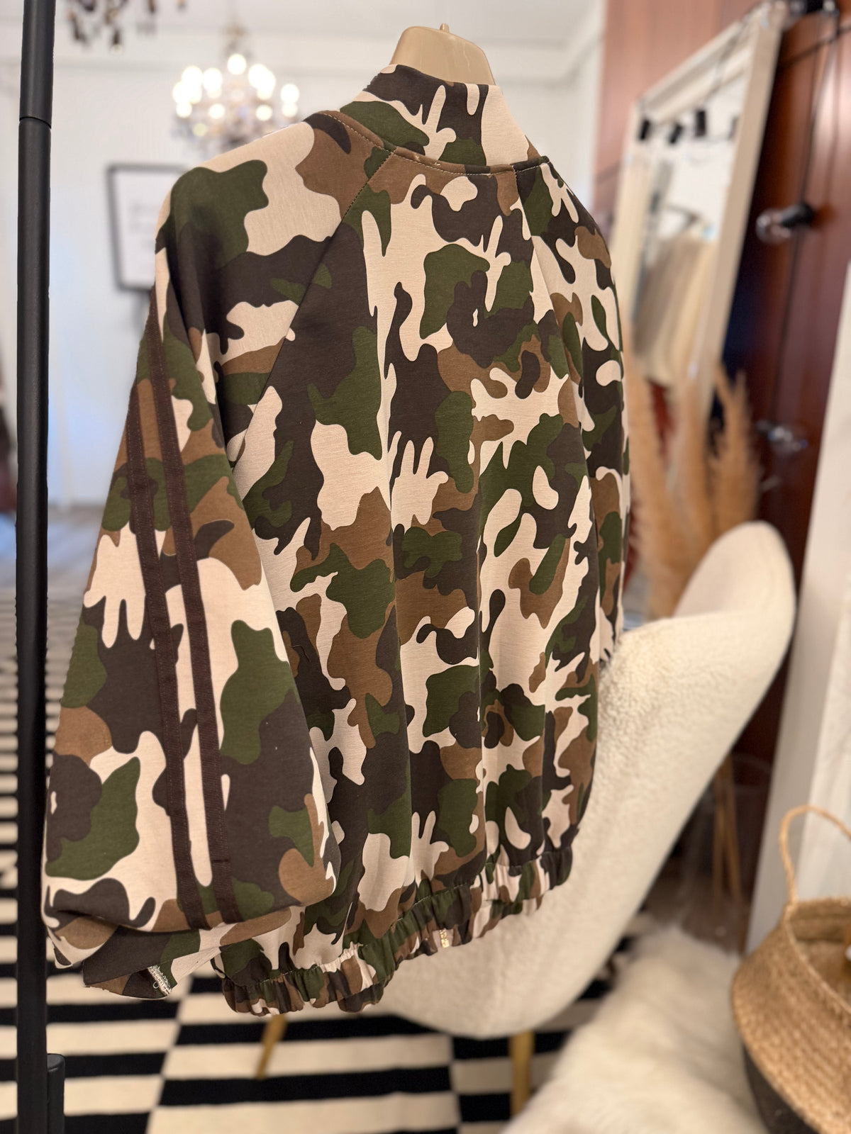 Camouflage Blousonjacke