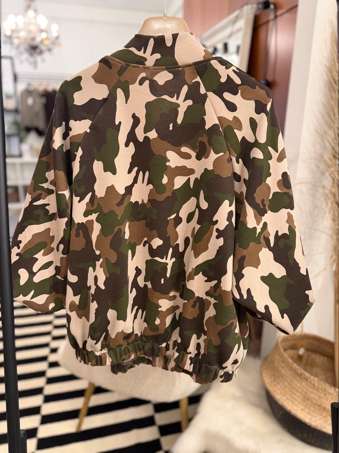 Camouflage Blousonjacke