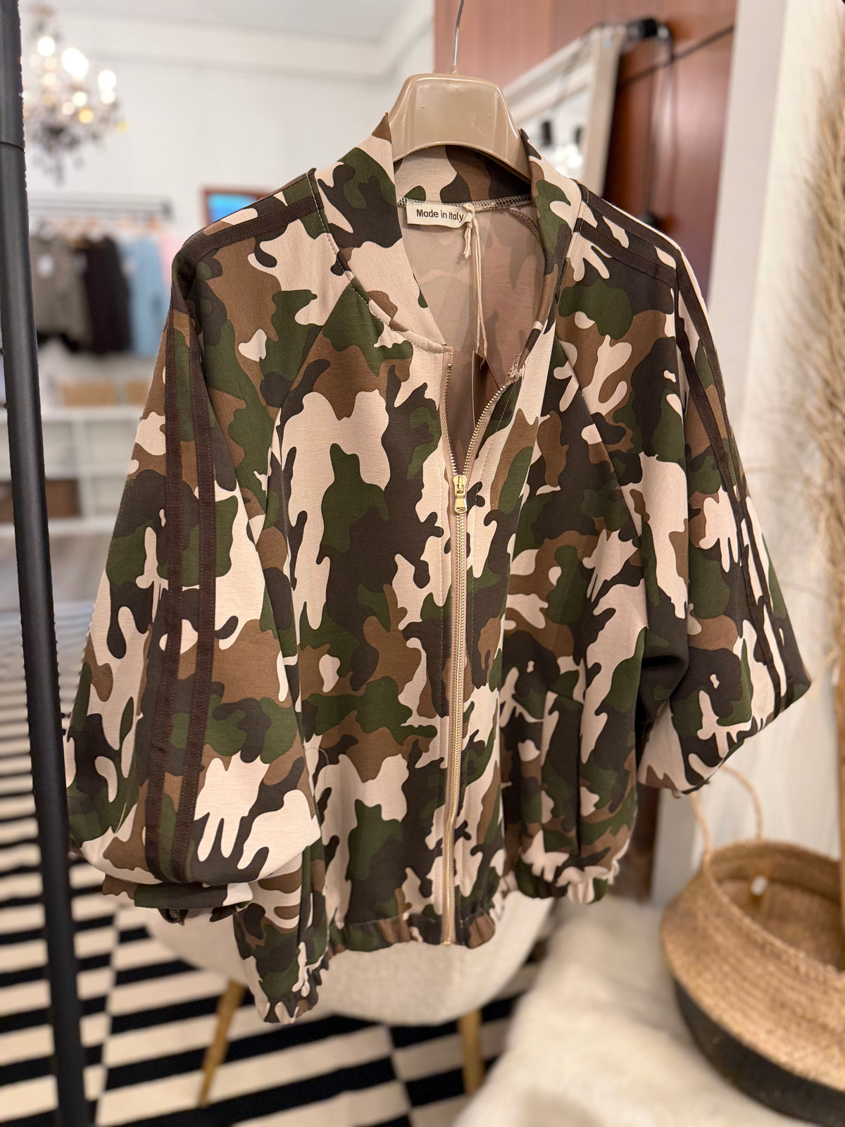 Camouflage Blousonjacke