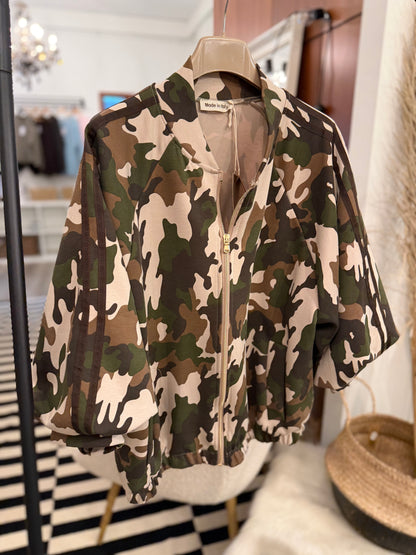Camouflage Blousonjacke
